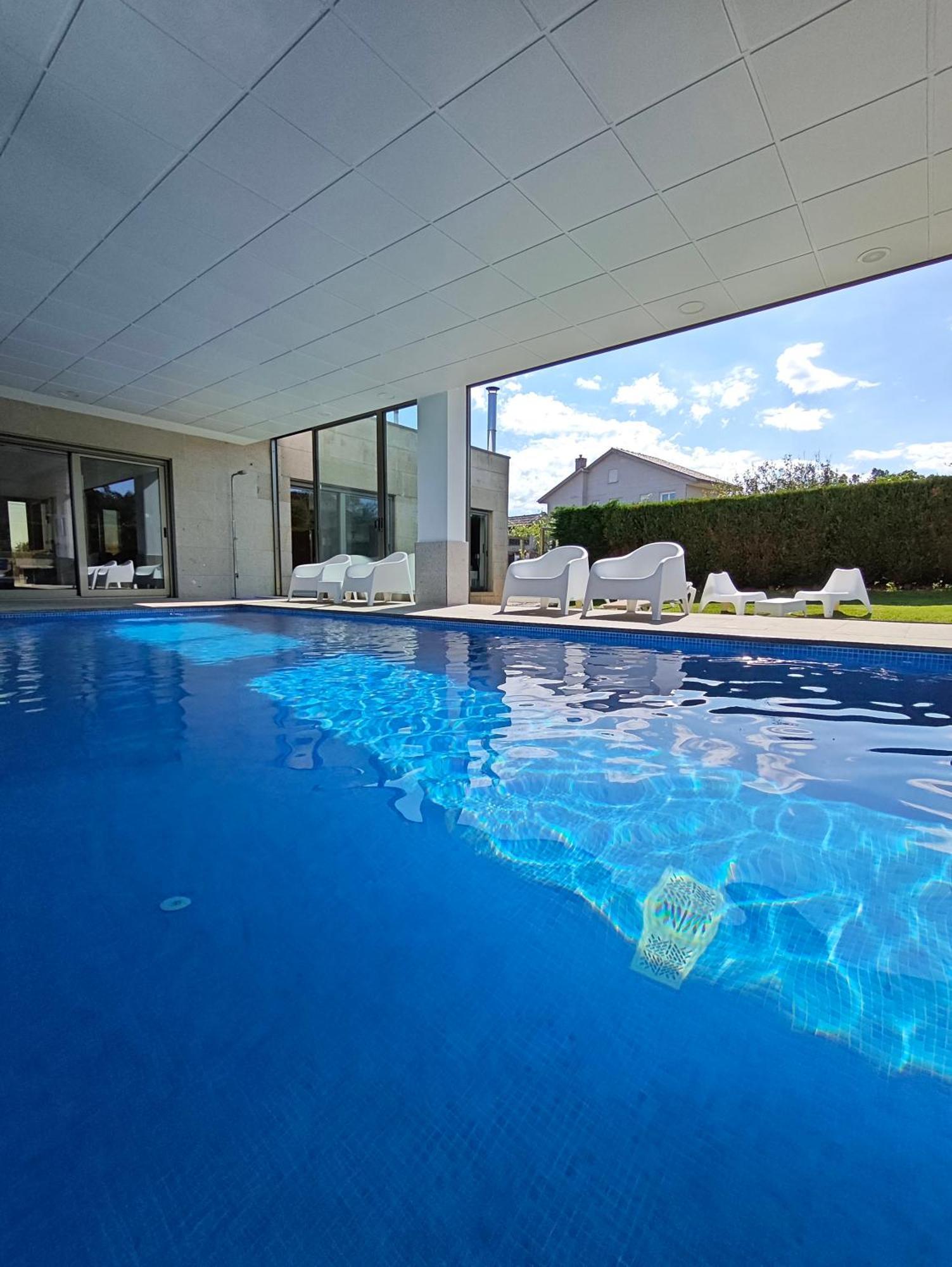Villa Sanxenxo Casa Rial 47 Con Piscina Climatizada Esterno foto
